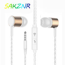 Super Bass Wired Earphone 3.5mm Sport Crack Headset  Earbud with Microphone Hands Free For iPhone iPod MP3 player 2024 - buy cheap