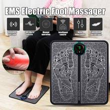 Electric EMS Physiotherapy Foot Massage Relax Pad Foot Massager Booster promote Blood circulation Rechargeable massage machine 2024 - buy cheap