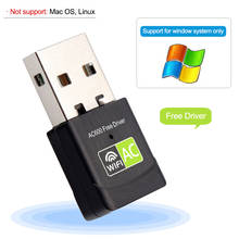 Adaptador de rede sem fio, 600mbps, usb, wi-fi, dual band 2.4g 5ghz, conector usb, dongle receptor ethernet, mac 2024 - compre barato