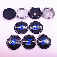 4pcs 56mm or 60mm HARTGE Logo Car Tire emblem Wheel Center Hub Cap auto Rim refit dust-proof badge covers sticker Auto Styling 2024 - buy cheap