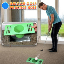 Hoyos para practicar entrenamiento de Golf en interiores, accesorios de entrenamiento para patio de casa, simulador de taza de Golf para entrenamiento de Golf 2024 - compra barato