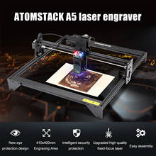 ATOMSTACK A5 20W Laser Engraver CNC Quick Assembly 410*400mm Carving Area Full-metal Structure DIY Engraving Cutting Machine 2024 - buy cheap