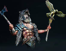 Busto masculino guerreiro antigo (sem base), kits de modelo de resina em miniatura, sem montagem, 1/12 2024 - compre barato