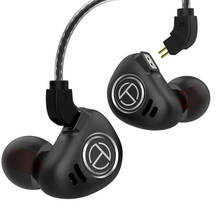 TRN-auriculares híbridos de alta fidelidad V90 1DD 4BA, dispositivo de audio con Monitor de Metal, con cancelación de ruido, 10 unidades, V80 ZSX X6, nuevo 2024 - compra barato