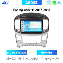 Central multimídia automotiva para hyundai h1 2 2017 2018, android 10, reprodutor de vídeo e rádio, navegação gps, sem dvd, 2 din, octa-core, dsp, 4g, internet 2024 - compre barato