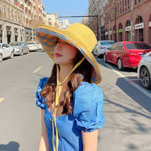 Sombreros de pescador de ala ancha para mujer, sombrero de playa de verano, gorra de sol, Bonnets 2024 - compra barato