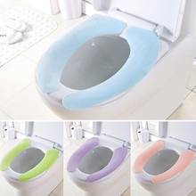 2Pcs Toilet Cushion Soft Warm Waterproof Toilet Seat Cover Closestool Cushion for Bathroom 2024 - buy cheap