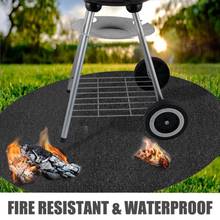 BBQ Baking Mats Pack Pan Mat The Fire Pit Mat Fireproof Silicone Round Heat Insulated Kitchen Cooking Baking Tools Accessories 2024 - buy cheap