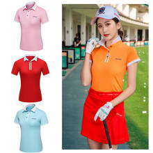 Golf Shirts Women Short Sleeve Golf T-shirts Summer Outdoor Breathable Tops Quick-drying Slim Golf Apparel 2024 - buy cheap