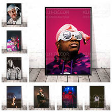 S702 Posters and Prints Ski Mask The Slump God Poster Rap Hip Hop Rapper Star Music Wall Art Canvas Painting Home Decor 2024 - buy cheap