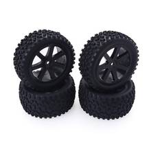 4PCS 1/10 RC Car Rubber Tyres Plastic Wheels for Redcat HSP HPI Hobbyking Traxxas Losi VRX LRP ZD Racing 1/10 Buggy 2024 - buy cheap