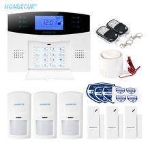 Homsecur sem fio & com fio GSM-2G sms discagem automática sistema de alarme contra roubo + ios/android app 2024 - compre barato