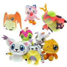 Digimon Plush Toys 12 cm Agumon Gabumon Gomamon Biyomon Palmon Patamon Digital Monster Stuffed Dolls for Kids Gift 2024 - buy cheap