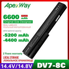 14.4v  battery for Hp Pavilion DV7 DV7-1000 dv7-1200 dv7-2000 dv7-2100 dv7-2200 dv7-3000 dv7-3100 dv7t dv7z dv7t-1000 DV8 dv8t 2024 - buy cheap