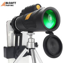 8000m Professional Monocular 12x50 Low-light Night Vision Telescope Handheld High Zoom Binoculars for Outdoor Hiking Camping 2024 - buy cheap