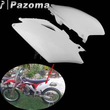 Motorcycle Plastic Side Fairing Motocross White Side Cover For Honda CRF250R 2010-2013 CRF450R 2009-2012 Side Number Panels 2024 - buy cheap