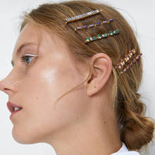 Fashion Crystal Barrettes Hairpins Headwear for Women Girls Rhinestone Hair Clips Pins Barrette Styling Tools Accessories 2024 - buy cheap