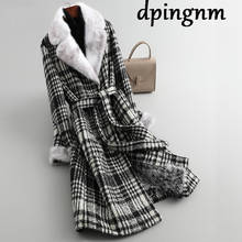 New  Wool Blend Coat Women Long Sleeve Turn-down Collar Outwear Jacket Casual Autumn Winter Overcoat Korean Style 2024 - buy cheap