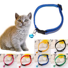 Reflective Bell Dog Cat Pet Collar Kitten Chihuahua Adjustable Small Dog Collar Pet Product Accessories 2024 - buy cheap