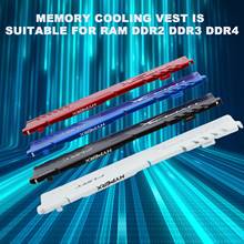 Теплоотвод ОЗУ Охлаждающий радиатор, Охлаждающий радиатор для настольного компьютера DDR2 DDR3 DDR4 с памятью для рассеивания тепла 2024 - купить недорого
