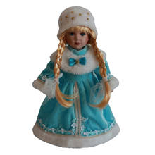 30cm Vintage Porcelain Dolls Fully Dressed With Display Stand Exquisite 2024 - buy cheap