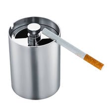 1Pc Metal Portable Small Stainless Steel Vehicle-Borne Ashtray For All Vehicle Models On The Market 2024 - buy cheap