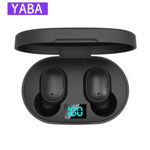 Беспроводные наушники YABA с цифровым дисплеем, стерео наушники-вкладыши, гарнитура Bluetooth 2024 - купить недорого