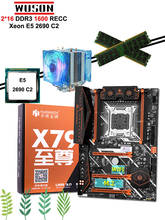 HUANANZHI Deluxe-placa base X79 LGA2011 con ranura M.2 CPU Xeon E5 2690 C2 2,9 GHz RAM 2x16G RECC 2024 - compra barato