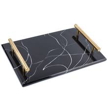HOT SALE Nordic Anti-Marble Tray Storage Plate Storage Plate Cake Dessert Plate Sushi Plate Jewelry Display Plate Decoration Bat 2024 - buy cheap