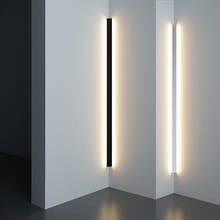 Lámpara de pared led moderna para interiores y exteriores, luz de esquina simple en blanco y negro, para escalera, dormitorio, pasillo, iluminación del hogar 2024 - compra barato