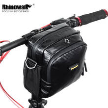 RHINOWALK 4L Bicycle Handlebar Bag Folding Bike Front Bag Full Waterproof Electric Bike Cycling Bag Panniers With Rain Cover 2024 - buy cheap