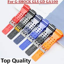 Para casio g-shock gd120 ga100 ga110 ga400 acessórios de relógio pulseira de relógio masculino resina de pulso para G-SHOCK gls pulseira gd 2024 - compre barato