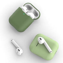 Силиконовый чехол для Apple Airpods 1/2, защитный чехол для наушников, чехол для наушников, защитный чехол для Apple Airpods 2 1, чехол 2024 - купить недорого
