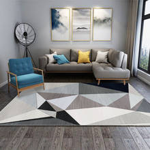 Simple Sofa Rectangular Splicing Carpet Rug Living Room Washable Modern Printing Geometric Floor Rug Carpet Parlor Mat Bedroom 2024 - buy cheap