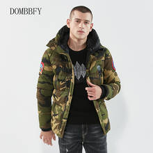 Brand Men Winter Camouflage Jacket Coats Male Casual Windproof Thicken Parka Men's Fashion Long Section Windbreaker Warm Parkas 2024 - buy cheap