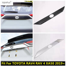 ABS Rear Tail Trunk Tailgate Door Upper Strip Decoration Cover Trim For TOYOTA RAV4 RAV 4 2019 2020 2021 Accessories Exterior 2024 - buy cheap