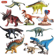 Oenux Original Jurassic Dinosaur Simulation Savage T-Rex Stygimoloch Saichania Velociraptor Action Figures PVC Model Kid Toy 2024 - buy cheap