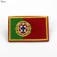 Emblemas de portugal para decoração, emblemas bordados com gancho, faixa de braço, mochila, boné, decoração, uniforme 2024 - compre barato