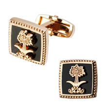 French Shirt Cufflinks Buttons High-grade Men's Gifts Accessories Classic Personality Rose Gold Flower Business Cuff Links 2024 - buy cheap