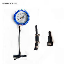 VEHTRKACNTOL Motorcycle Car Fuel Pressure Gauge Car Gasoline Inject Pressure Meter Tester + Fast Connector 2024 - buy cheap