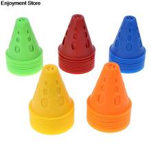 10Pcs/Lot Sport Football Soccer Rugby Training Cone Cylinder Outdoor Football Train Obstacles For Roller Skating 2024 - buy cheap