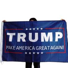 Bandera de EE. UU. Personalizada, bandera de EE. UU. 90x150cm, bandera de Estados Unidos Trump 2020, bandera impresa de una sola cara, bienvenida a la venta al por mayor 2024 - compra barato