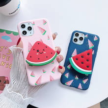 3D Cartoon watermelon holder Soft phone case for Samsung Galaxy A32 A52 A72 A50 A40 A51 A71 A30S A70 A60 A30 A20 A10 A80 Cover 2024 - buy cheap