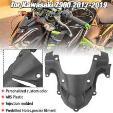 Передняя обтекатель для мотоцикла, аэродинамическая фара, налобный фонарь, верхняя крышка, обтекатель, конус для удлинения носа для Kawasaki Z900 2017 18 2019 2024 - купить недорого