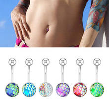 1pc Mermaid Navel Piercing Belly Button Rings Stainless Steel Dangling Ombligo Bar Sexy Stud Barbell for Woman Body Jewelry 14G 2024 - buy cheap