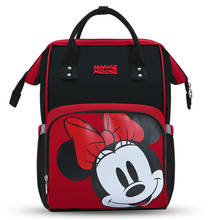 Disney-Bolsa de pañales USB de Minnie para cochecito, mochila para mamá, bolsas grandes para el cuidado del bebé, bolsa de pañales de maternidad, bolsa de viaje de Mickey Mouse para mamá 2024 - compra barato