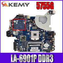 For Acer Aspire 5750 5750G 5755 5755G laptop motherboard P5WE0 LA-6901P motherboard DDR3 Test OK Mainboard 2024 - buy cheap