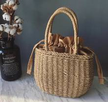 Straw Bags For Women 2020 Summer Hand-Woven Rattan Bag Handmade Woven Purse Wicker Beach Bag Bohemia Bali Handbag Bolsos Mimbre 2024 - buy cheap