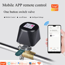 Tuya Smart Home-válvula de Gas y agua inalámbrica, sistema de riego, WiFi, Control de apagado, funciona con Alexa y Google Home ,IFTTT 2024 - compra barato