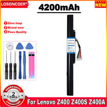 Аккумулятор LOSONCOER 4200 мАч L12S4K01 L12L4K01Z для ноутбука Lenovo для Ideapad Z400 Z400S Z400A Z400T Z510 Z510A Z500 Z500A 2024 - купить недорого